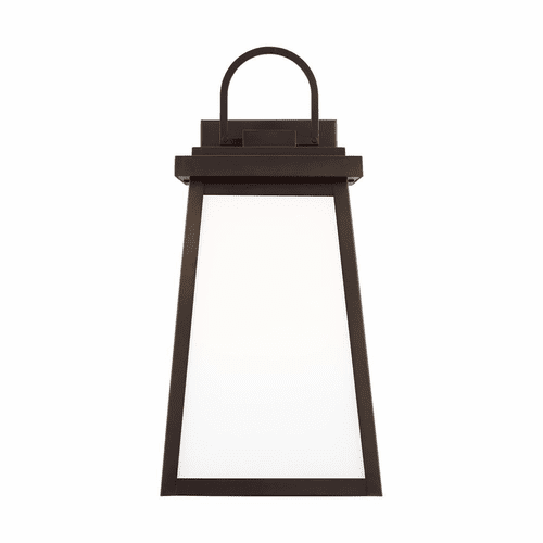 Sea Gull Founders Large 1-LT Outdoor Wall Lantern - Antique Bronze - 8748401EN3-71