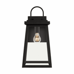 Sea Gull Founders Large 1-LT Outdoor Wall Lantern - Black - 8748401-12 Sea Gull Founders Large 1-LT Outdoor Wall Lantern - Black - 8748401-12
