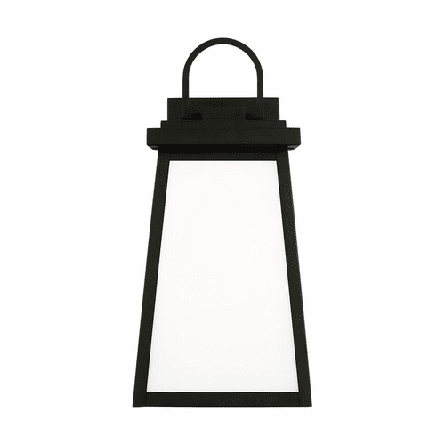 Sea Gull Founders Large 1-LT Outdoor Wall Lantern - Black - 8748401EN3-12
