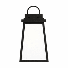 Sea Gull Founders Medium 1-LT Outdoor Wall Lantern - Black - 8648401EN3-12