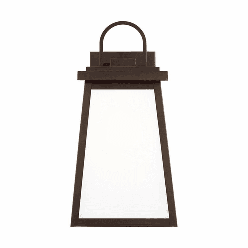 Sea Gull Founders Medium 1LT Outdoor Wall Lantern - Antique Bronze - 8648401EN3-71