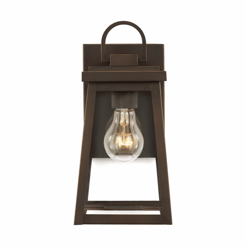 Sea Gull Founders Small 1-LT Outdoor Wall Lantern - Antique Bronze - 8548401-71