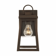 Sea Gull Founders Small 1-LT Outdoor Wall Lantern - Antique Bronze - 8548401-71