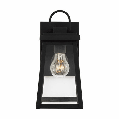 Sea Gull Founders Small 1-LT Outdoor Wall Lantern - Black - 8548401-12
