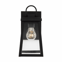 Sea Gull Founders Small 1-LT Outdoor Wall Lantern - Black - 8548401-12