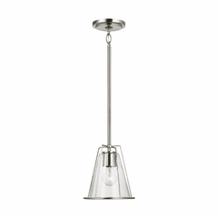 Sea Gull Framework 1-LT Pendant - Brushed Nickel - 6000901-962