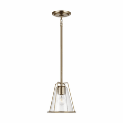 Sea Gull Framework 1-LT Pendant - Satin Brass - 6000901-848