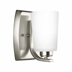 Sea Gull Franport 1-LT Bath/Wall Sconce - Brushed Nickel - 4128901-962