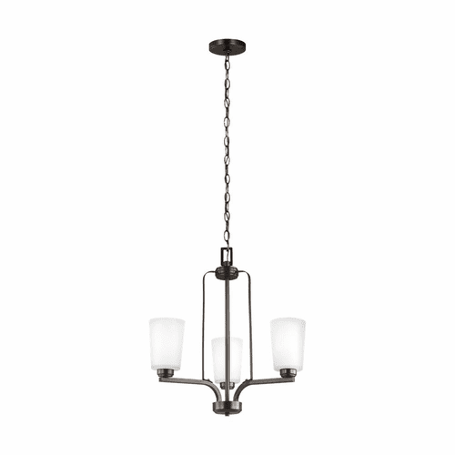 Sea Gull Franport 3-LT Chandelier - Burnt Sienna - 3128903-710