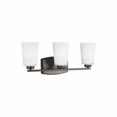 Sea Gull Franport 3-LT Wall/Bath Light - Burnt Sienna - 4428903-710
