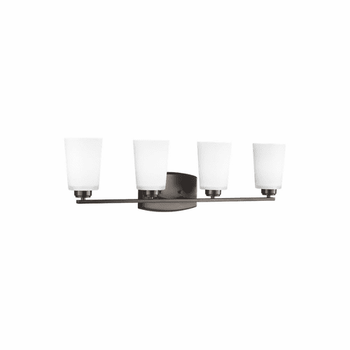 Sea Gull Franport 4-LT Wall/Bath Light - Burnt Sienna - 4428904-710