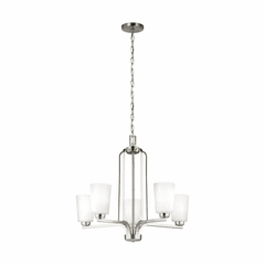 Sea Gull Franport 5-LT Chandelier - Brushed Nickel - 3128905-962