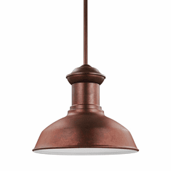 Sea Gull Fredricksburg 1-LT Outdoor Pendant - Weathered Copper - 6247701-44 Sea Gull Fredricksburg 1-LT Outdoor Pendant - Weathered Copper - 6247701-44