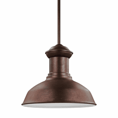 Sea Gull Fredricksburg LED Outdoor Pendant - Weathered Copper - 6247793S-44 Sea Gull Fredricksburg LED Outdoor Pendant - Weathered Copper - 6247793S-44
