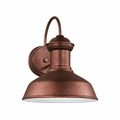 Sea Gull Fredricksburg Small 1-LT Outdoor Wall Lantern - Copper - 8547701-44