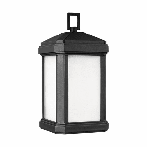Sea Gull Gaelan Medium 1-LT Outdoor Wall Lantern - Black - 8647401-12