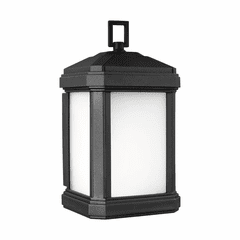 Sea Gull Gaelan Small 1-LT Outdoor Wall Lantern - Black - 8547401-12