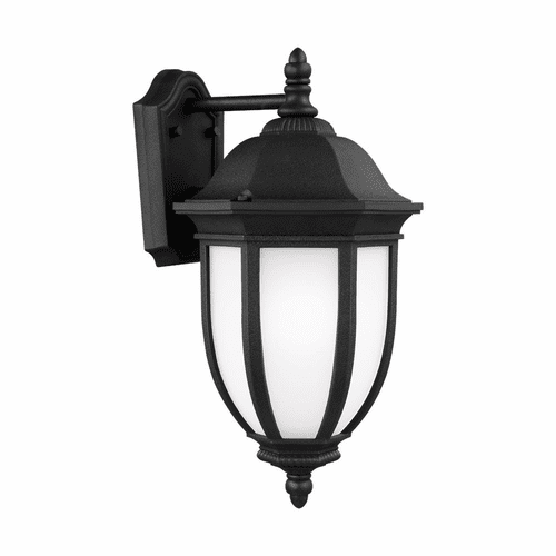 Sea Gull Galvyn Large 1-LT Outdoor Wall Lantern - Black - 8729301EN3-12