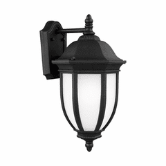 Sea Gull Galvyn Large 1-LT Outdoor Wall Lantern - Black - 8729301EN3-12