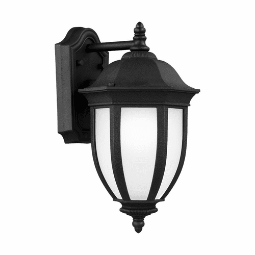 Sea Gull Galvyn Medium 1-LT Outdoor Wall Lantern - Black - 8629301-12