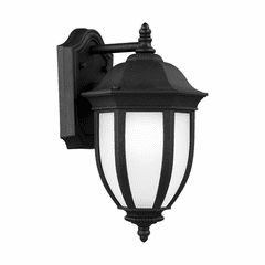 Sea Gull Galvyn Medium 1-LT Outdoor Wall Lantern - Black - 8629301-12