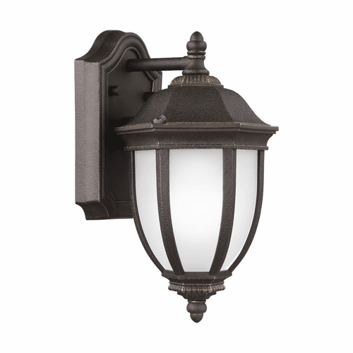 Sea Gull Galvyn Small 1-LT Outdoor Wall Lantern - Antique Bronze - 8529301-71