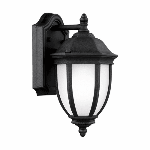Sea Gull Galvyn Small 1-LT Outdoor Wall Lantern - Black - 8529301EN3-12