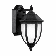 Sea Gull Galvyn Small 1-LT Outdoor Wall Lantern - Black - 8529301EN3-12