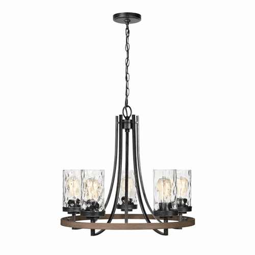 Sea Gull Gaston Five Light Chandelier - Stardust - 3124105-846