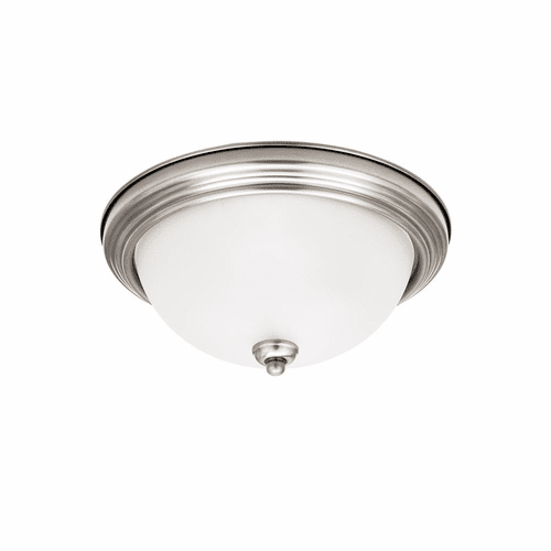 Sea Gull Geary 1-LT Ceiling Flush Mount - Antique Brushed Nickel - 77063-965