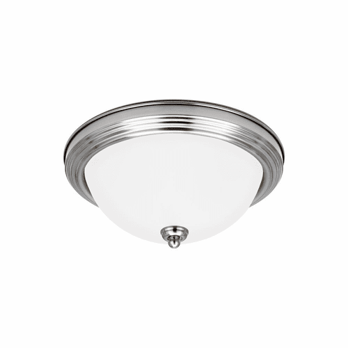 Sea Gull Geary 1-LT Ceiling Flush Mount - Brushed Nickel - 77063-962