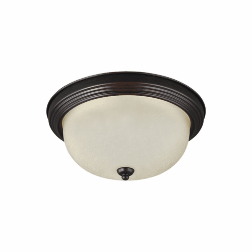 Sea Gull Geary 1-LT Ceiling Flush Mount - Burnt Sienna - 77063-710