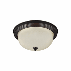 Sea Gull Geary 1-LT Ceiling Flush Mount - Burnt Sienna - 77063-710