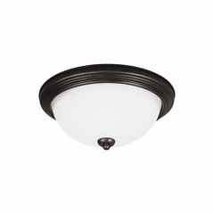 Sea Gull Geary 1-LT Ceiling Flush Mount - Burnt Sienna - 77263-710 Sea Gull Geary 1-LT Ceiling Flush Mount - Burnt Sienna - 77263-710