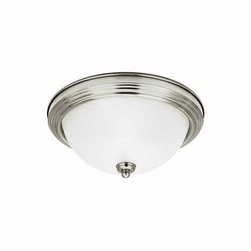 Sea Gull Geary 1-LT LED Ceiling Flush Mount - Brushed Nickel - 77063EN3-962