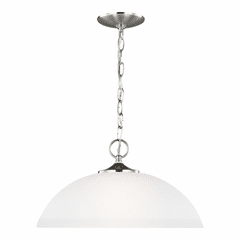 Sea Gull Geary 1-LT Pendant - Brushed Nickel - 6516501-962