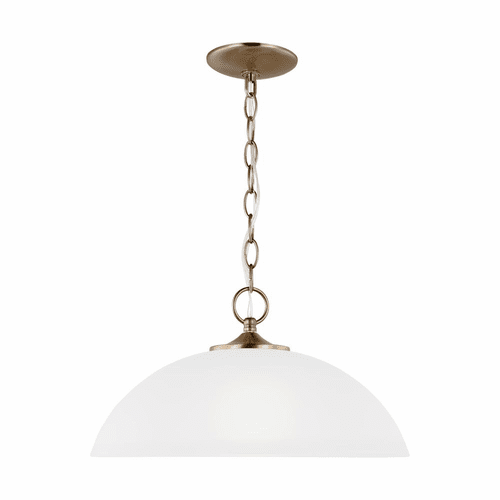 Sea Gull Geary 1-LT Pendant - Satin Brass - 6516501EN3-848