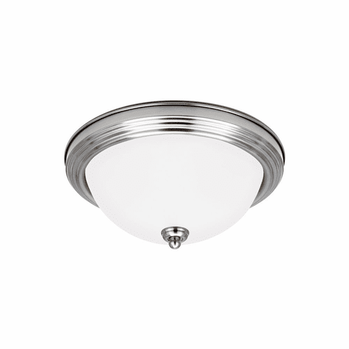 Sea Gull Geary 2-LT LED Ceiling Flush Mount - Brushed Nickel - 77064EN3-962