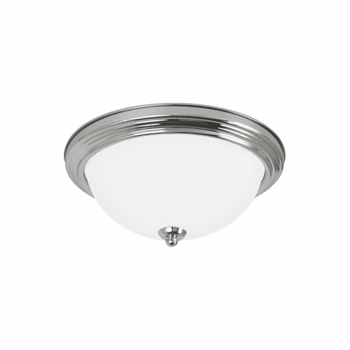Sea Gull Geary 2-LT LED Ceiling Flush Mount - Chrome - 77064EN3-05