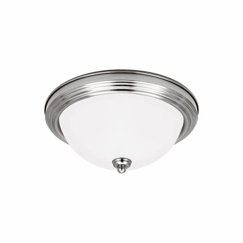 Sea Gull Geary 3-LT Ceiling Flush Mount - Brushed Nickel - 77065-962
