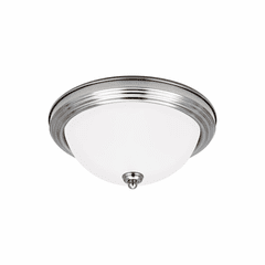 Sea Gull Geary 3-LT Ceiling Flush Mount - Brushed Nickel - 77065-962 Sea Gull Geary 3-LT Ceiling Flush Mount - Brushed Nickel - 77065-962