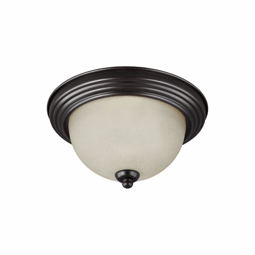 Sea Gull Geary 3-LT Ceiling Flush Mount - Burnt Sienna - 77065-710