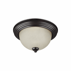 Sea Gull Geary 3-LT Ceiling Flush Mount - Burnt Sienna - 77065-710