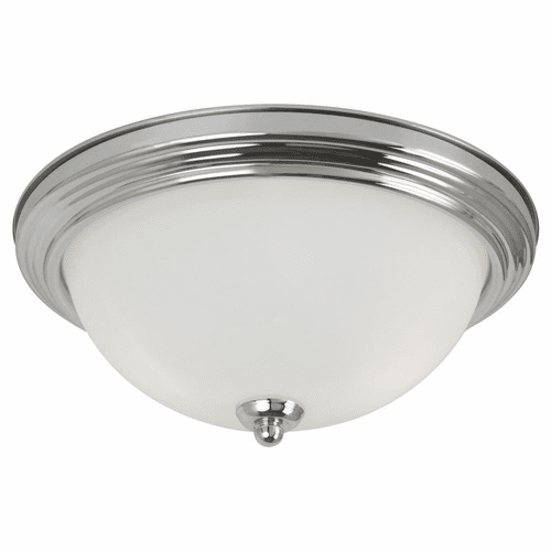 Sea Gull Geary 3-LT Ceiling Flush Mount - Chrome - 77065-05