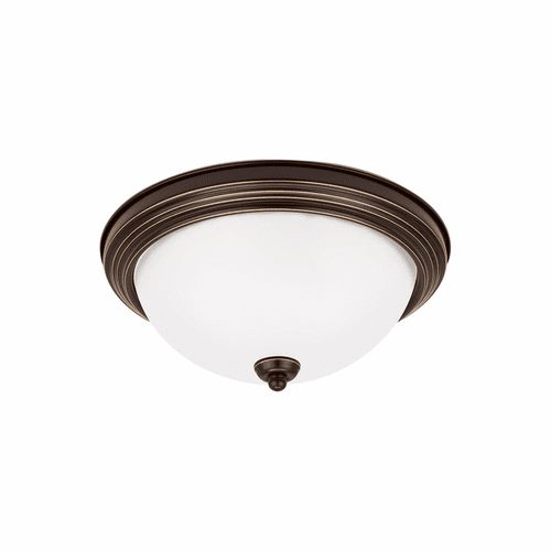Sea Gull Geary 3-LT Ceiling Flush Mount - Heirloom Bronze - 77065-782
