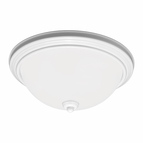 Sea Gull Geary 3-LT Flush Mount - White - 77065-15