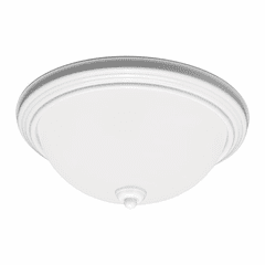 Sea Gull Geary 3-LT Flush Mount - White - 77065-15