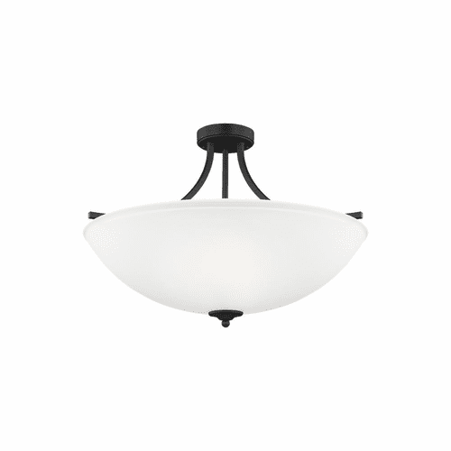 Sea Gull Geary Large 4LT Semi-Flush Convertible Pendant - Blacksmith - 7716504-839