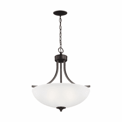 Sea Gull Geary Medium 3-LT Pendant - Burnt Sienna - 6616503-710