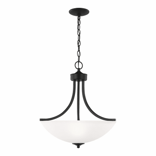 Sea Gull Geary Medium 3-LT Pendant - Midnight Black - 6616503-112